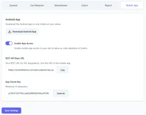 Android scanner app download settings